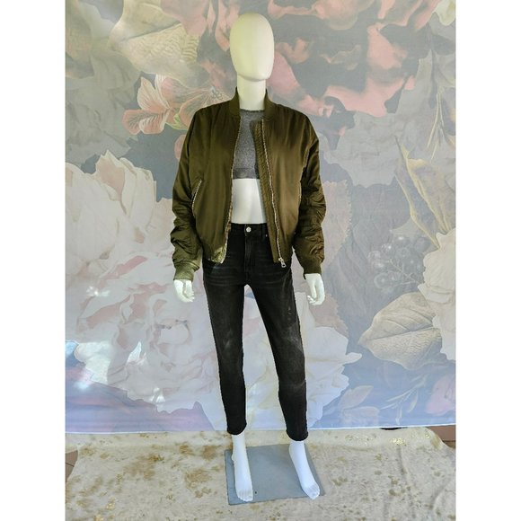 Top Shop Army Green Jacket - Picture 1 of 7